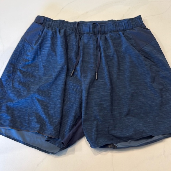 Lululemon Pacebreaker Shorts. Size L. Dark Blue. Good Condition. - Picture 1 of 2